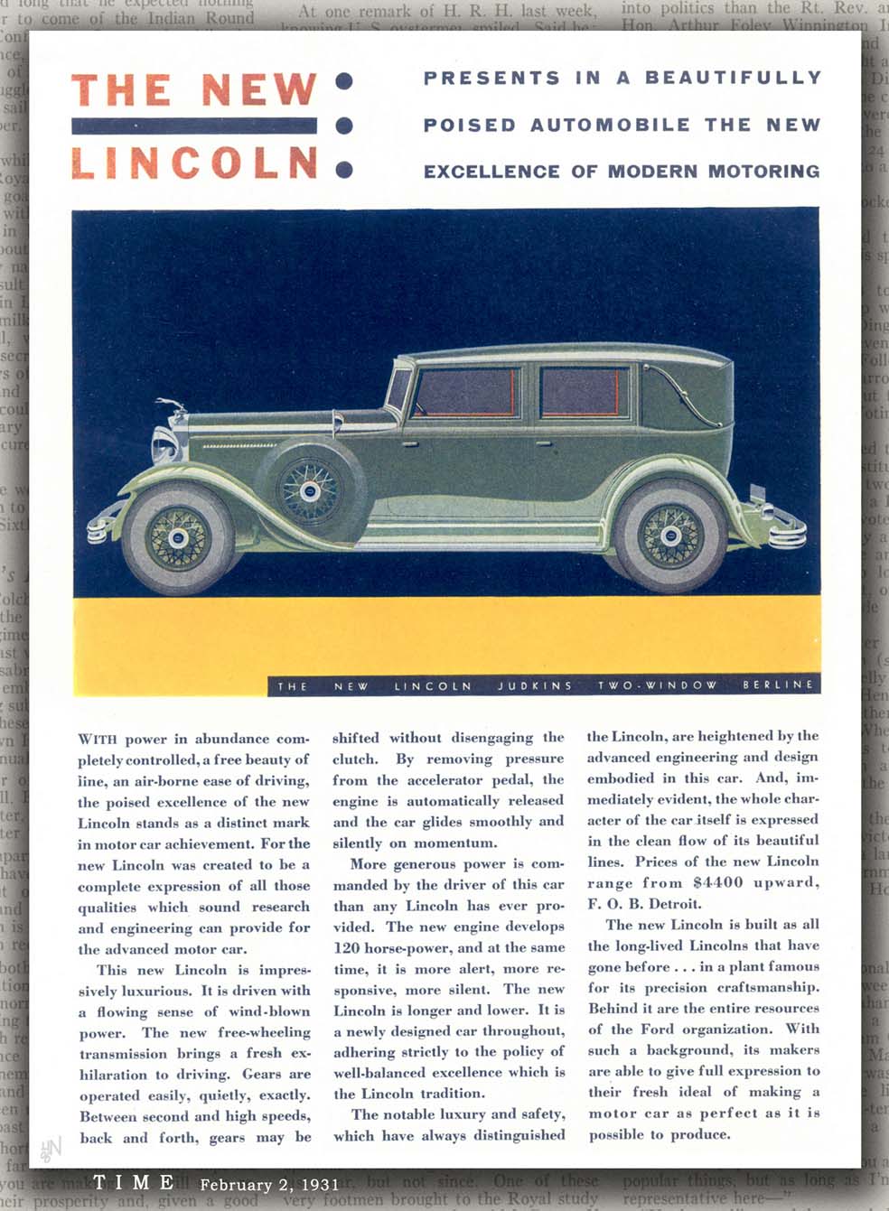 1931 Lincoln 8